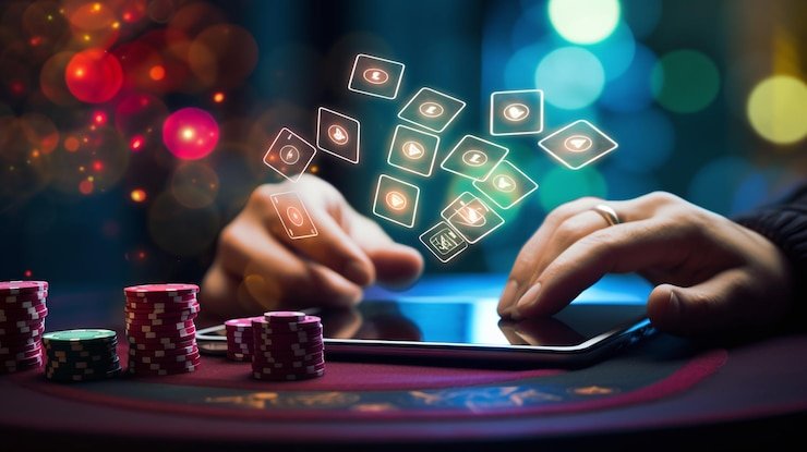 Antarmuka live casino di ponsel